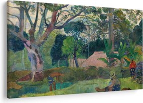 Obraz - Paul Gauguin, Te raau rahi (The Big Tree), reprodukcia (90x60 cm)