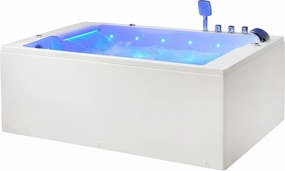 BPS-koupelny Hydromasážna vaňa HYD-GL8410 180x120 s ohrevom vody