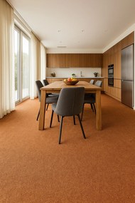 Tapibel, Metrážny koberec Cobalt SDN 64033 - AB svetlo hnedý, záťažový, na mieru, šíře 4m, hnedá, ab (mriežka), chodba / predsieň