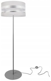 Stojacia lampa Intense Chrome, 1x textilné tienidlo (výber zo 6 farieb), (výber z 3 farieb konštrukcie), (fi 40cm), o