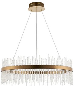 Endon 81908 - LED stmievateľný luster na lanku ADRIEL LED/58W/230V 3000K zlatý