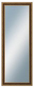 DANTIK - Zrkadlo v rámu, rozmer s rámom 60x160 cm z lišty KLASIK hnedá (3004)