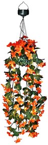 Weltbild Solárna závesná dekorácia Magické kvety, oranžová