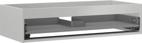 Mexen Box-A, závesná skrinka 100 cm, 1 zásuvka, sivá matná, 91AX0-1000-235-1-62
