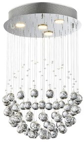 LUXERA 62413 - Krištáľový prisadený luster XAVER 4xGU10/50W/230V