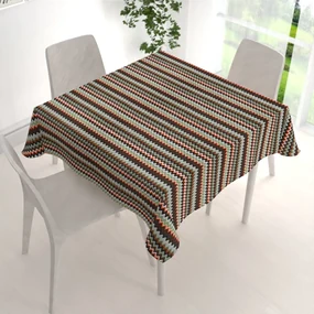 Biante Bavlnený štvorcový obrus Sandra SA-097 Retro cik cak 40x40 cm