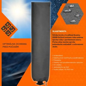 Solárna sprcha KARIBIK, 35 l, čierna/strieborná Jurhan
