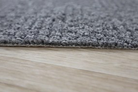 Metrážny koberec Globus 6024 tmavo šedý - Bez obšitia cm