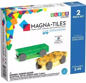 Magna-Tiles Magnetická stavebnica Cars Green-Yellow