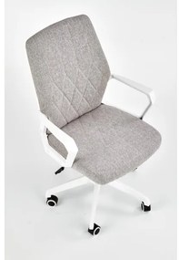 Kancelárska stolička LONA biela/svetlosivá
