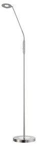 LED stmievateľná stojacia lampa v striebornej farbe (výška 150 cm) Dent – Fischer &amp; Honsel