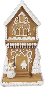 Svietiaca perníková chalúpka Gingerbread House - 8*8*15 cm