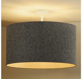 Duolla - Prisadený luster ROLLER ECO RECYCLING 1xE27/15W/230V pr. 45 cm šedá