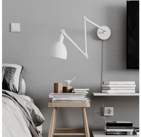 ByRydens 2827660-5007 - Stmievateľná nástenná lampa BAZAR 1xE27/5W/230V biela