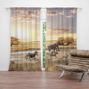 Sablio Záves Safari: 2 ks 140x250 cm