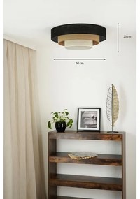 Brilagi -Stropné svietidlo ASPEN LUNETA LED/12W/230V pr. 60 čierna/béžová/krémová