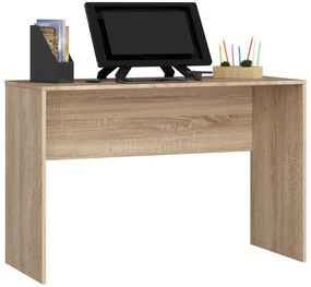 Rohový PC stolík Cuidar (dub sonoma). Vlastná spoľahlivá doprava až k Vám domov. 1117053