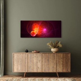 Moderný obraz ružovej abstrakcie (120x50 cm)