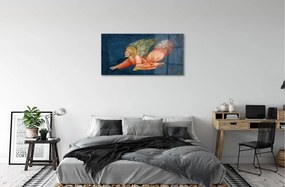 Obraz na skle Art okrídlený anjel 120x60 cm