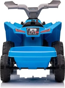 LEAN CARS Modrá batériová štvorkolka XMX630T s prívesom