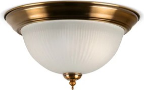 Brilagi - Stropné svietidlo FRESCO 2xE27/40W/230V pr. 28 cm mosadz