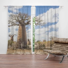 Sablio Záves Strom: 2 ks 140x250 cm