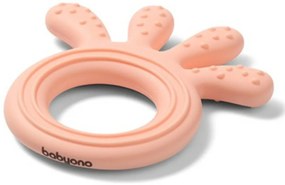 Silikónové hryzátko BabyOno - Chobotnice, ružové