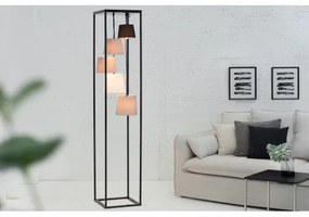 Stojaca lampa 38685 Levels 180cm Čierna, Šedá, Biela  - Komfort-nábytok