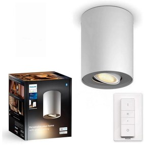 Philips - LED Stmievateľné bodové svietidlo Hue PILLAR 1xGU10/4,2W/230V + DO biela