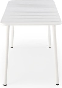 Kovový záhradný stôl Bosco 140 cm biely