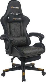 XXXLutz HERNÁ STOLIČKA, vzhľad kože, zamat, čierna BX Gaming - Kancelárske stoličky - 001998008501