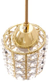 Toolight Toolight, Stropné svietidlo Crystal Gold APP726-3CRP, zlatá, OSW-08746