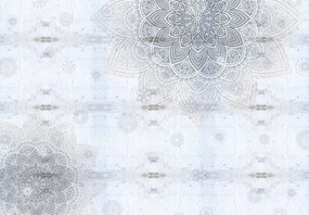 Fototapeta - Mandaly v betóne (147x102 cm)