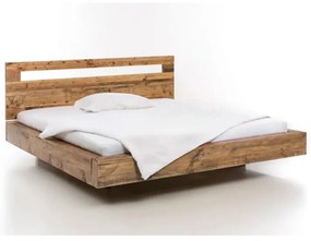 furniture-nabytek.cz - Masívna posteľ Marton z recyklovanej borovice, lakovaná, hnedá – 180x200 cm
