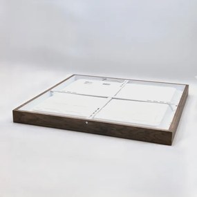 Brilagi-LED Kúpeľňové svietidlo WOODY FRAME LED/50W/230V 60x60 cm IP44 dub/orech