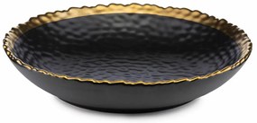 Keramický hlboký tanier Kati, (fi) 21 cm, čierny