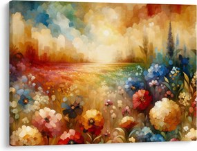 Obraz - Pestrofarebná lúka (70x50 cm)