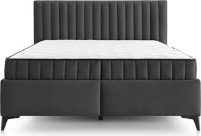 Posteľ Joy 180x200 cm,grafitovo šedá látka