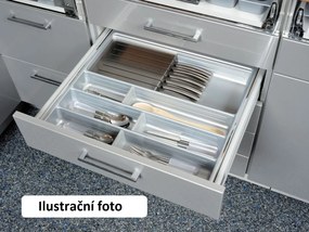 Agoform Príborník Scoop II 40 340 x 490 mm stríbrný
