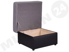 Sedacia súprava 3+1+1 s taburetom Deco, Dostupné poťahy: Soft 066 + Lux 02