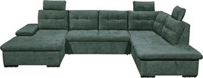XXXLutz SEDACIA SÚPRAVA, textil, tmavozelená Livetastic - Sedačky - 002220057607