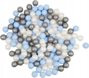 Suchý bazén kvietok – sivý menčester 95×30 cm + 200 guličiek