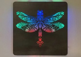 Led obraz Vážka RGB