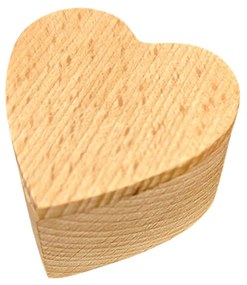 AMADEA Drevená krabička v tvare srdca 5 cm