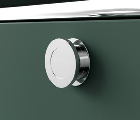 Kovová komoda »CN3« s 2 výklopnými priečinkami a 2 zásuvkami, olivovo zelená