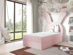 Kontinentálna jednolôžková posteľ Karibso, Strana: pravá, Dostupné poťahy: Magic Velvet 2200