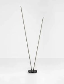 LED stmievateľná čierna stojaca lampa Intec