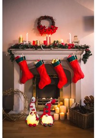 Tutumi - LED vianočný trpaslík 36cm YX058, biela, CHR-09507