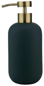 Antracitovosivý keramický dávkovač mydla 200 ml Lotus – Mette Ditmer Denmark