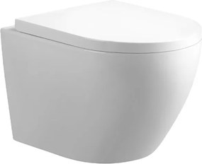 BPS-koupelny Závesná WC misa so SoftClose sedadlom HYD-4146, biela